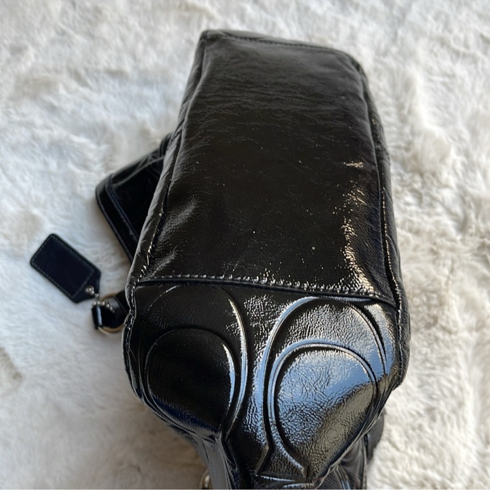 Coach Black patent  Leather Tote Bag - Picture 8 of 11